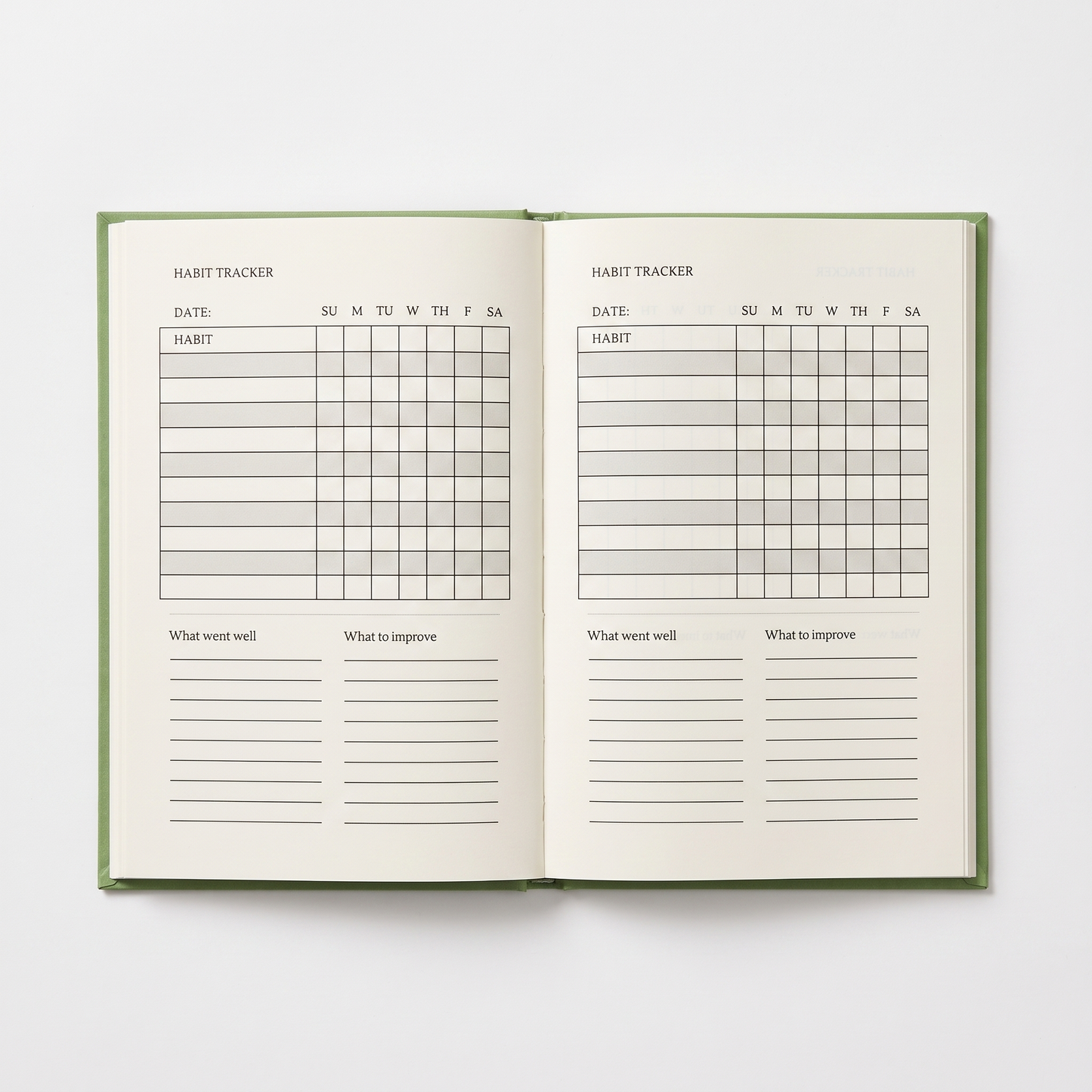 Habit Tracking Notebook