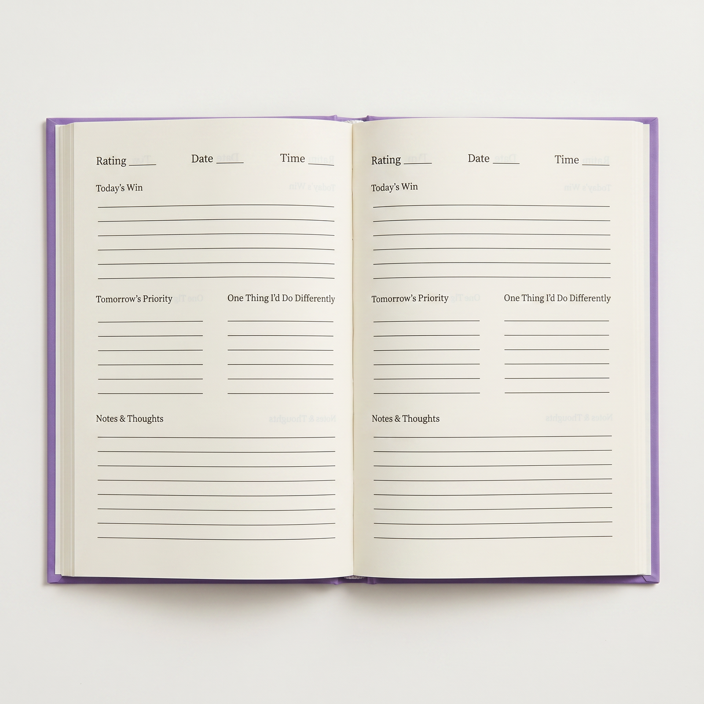 Nightly Reflection Notebook