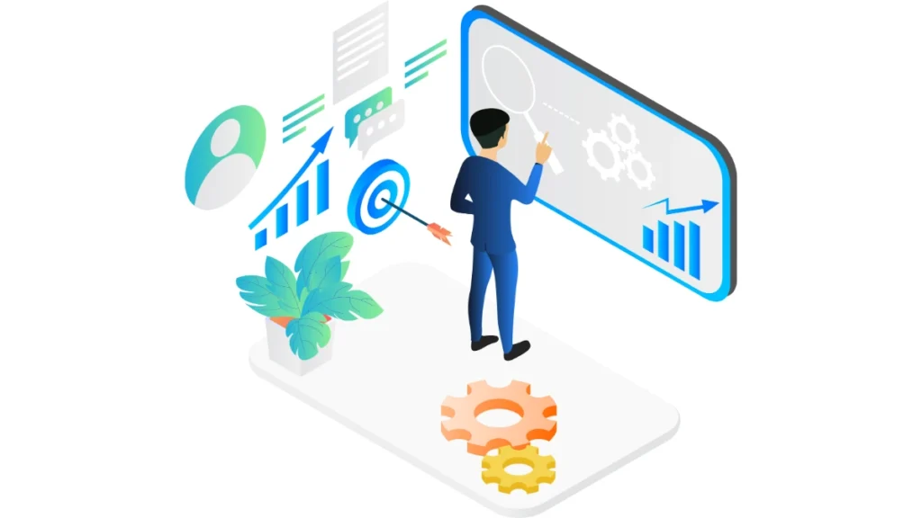 Person using a futuristic productivity system